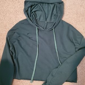 Cropped hoodie